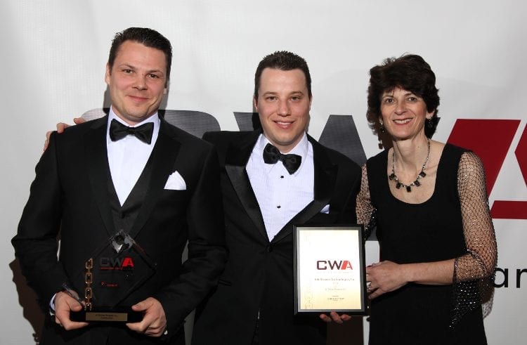 Intelliwave Wins Gold in the Construction Category for the 2014 Connected World Awards